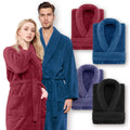 Unisex Extra Warm Fleece Bathrobe