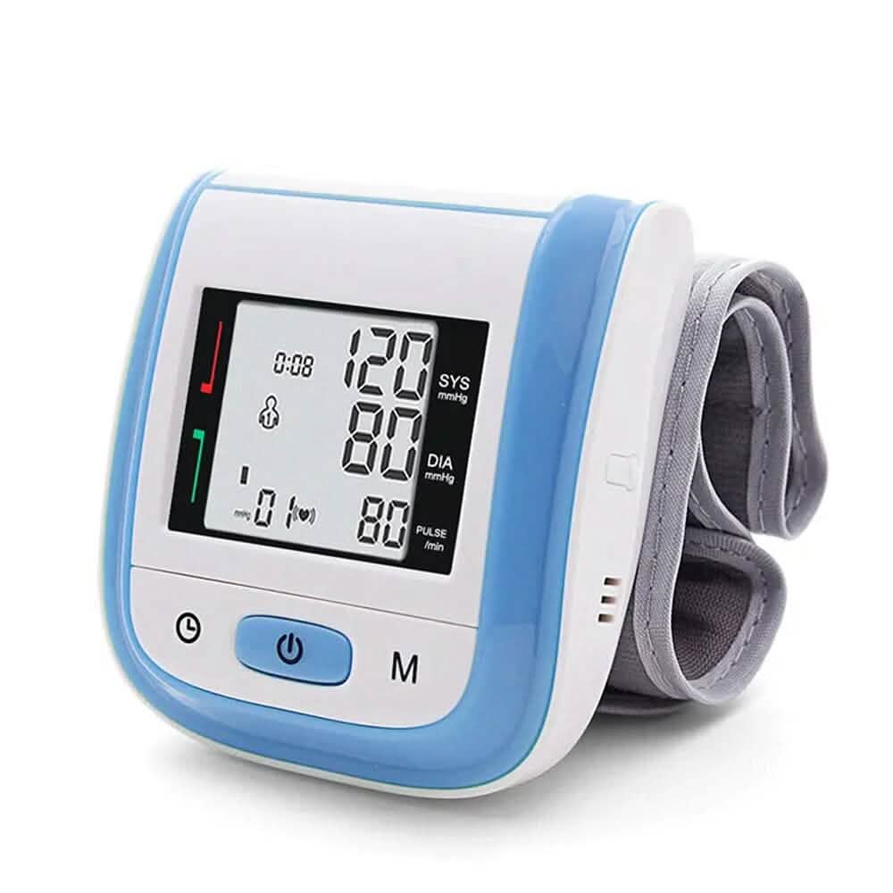 Digital Wrist Blood Pressure Heart Rate Monitor