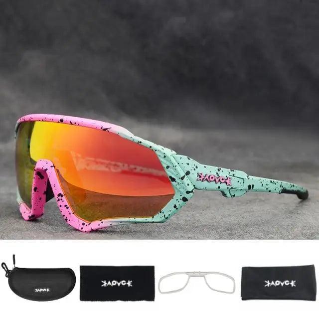 Modern Black Bike Glasses