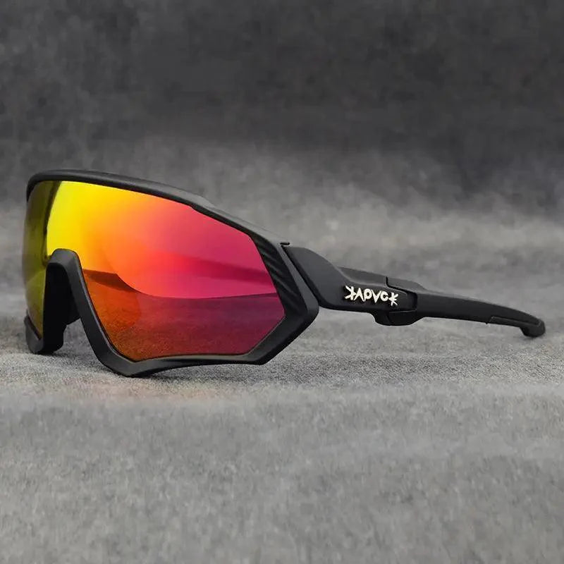 Modern Black Bike Glasses