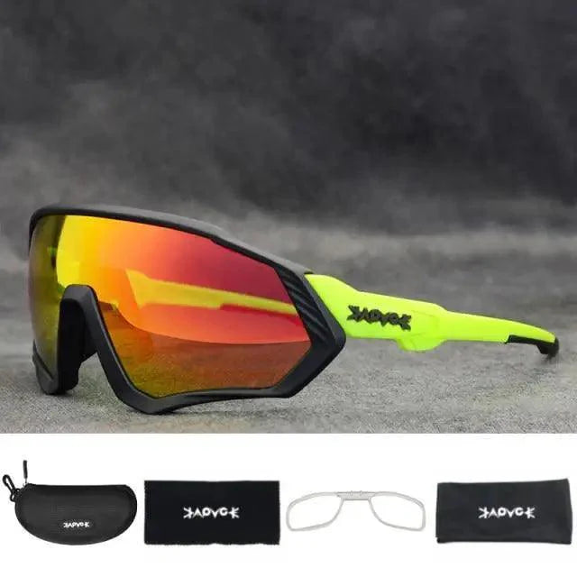 Modern Black Bike Glasses