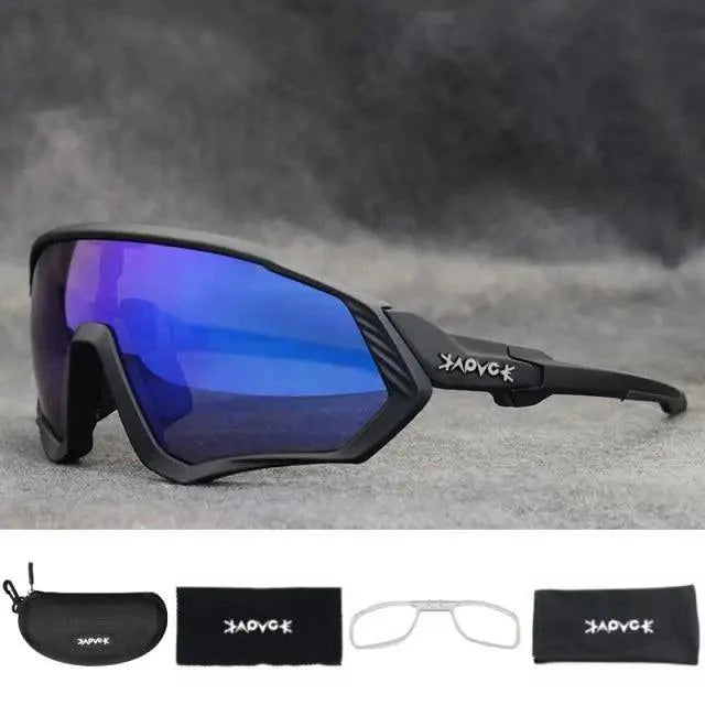 Modern Black Bike Glasses