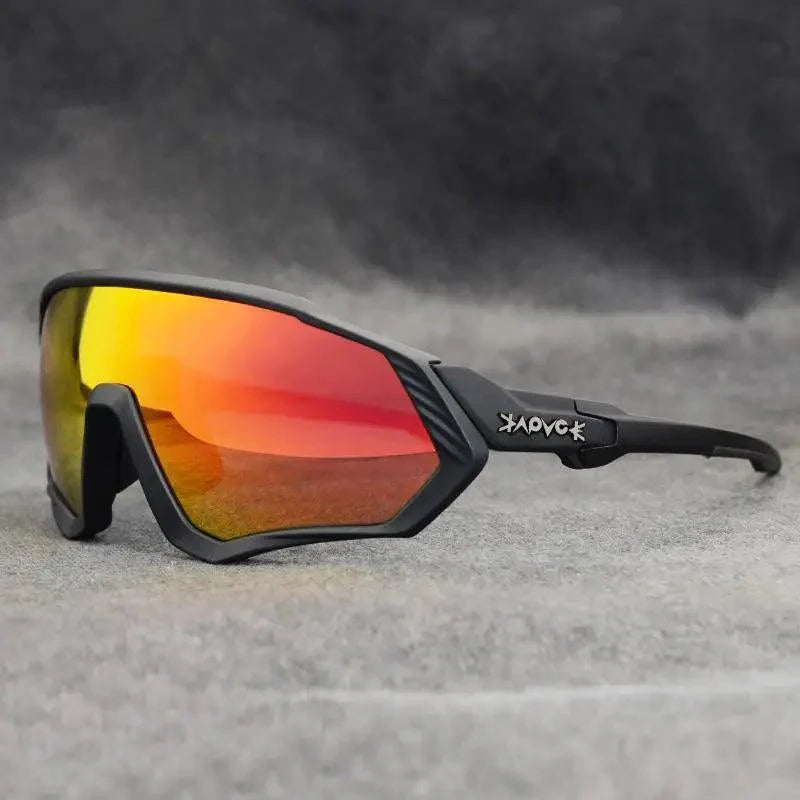 Modern Black Bike Glasses